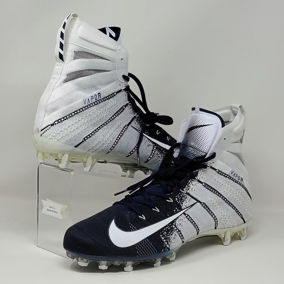 Nike Vapor Untouchable 3 Elite P White Navy Blue AO3006-101 Men\'s Size 16 New main image 7